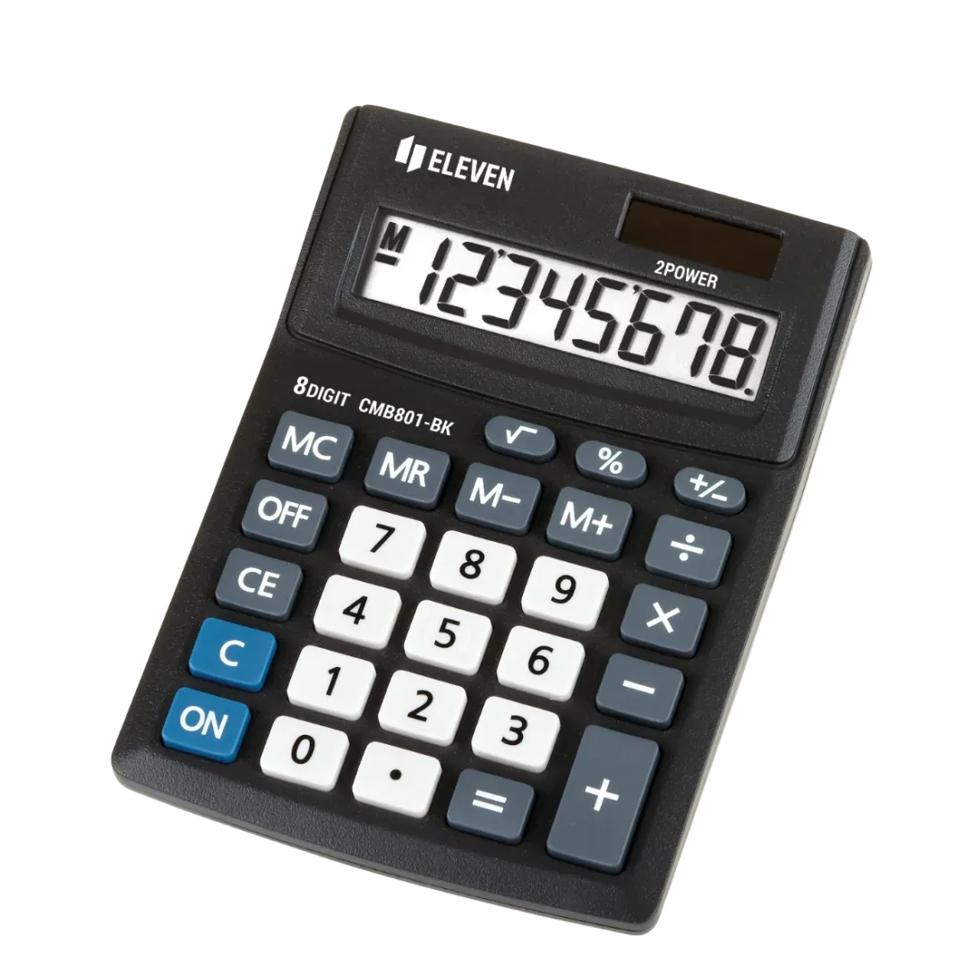 Калкулатор Eleven CMB-801-BK 8 разряда, черен