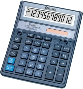 Калкулатор Eleven SDC-888X-BL 12 разряда, син