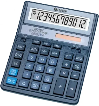 Калкулатор Eleven SDC-888X-BL 12 разряда, син