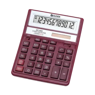 Калкулатор Eleven SDC-888X-RD 12 разряда, червен