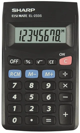 SHARP EL 233S BK