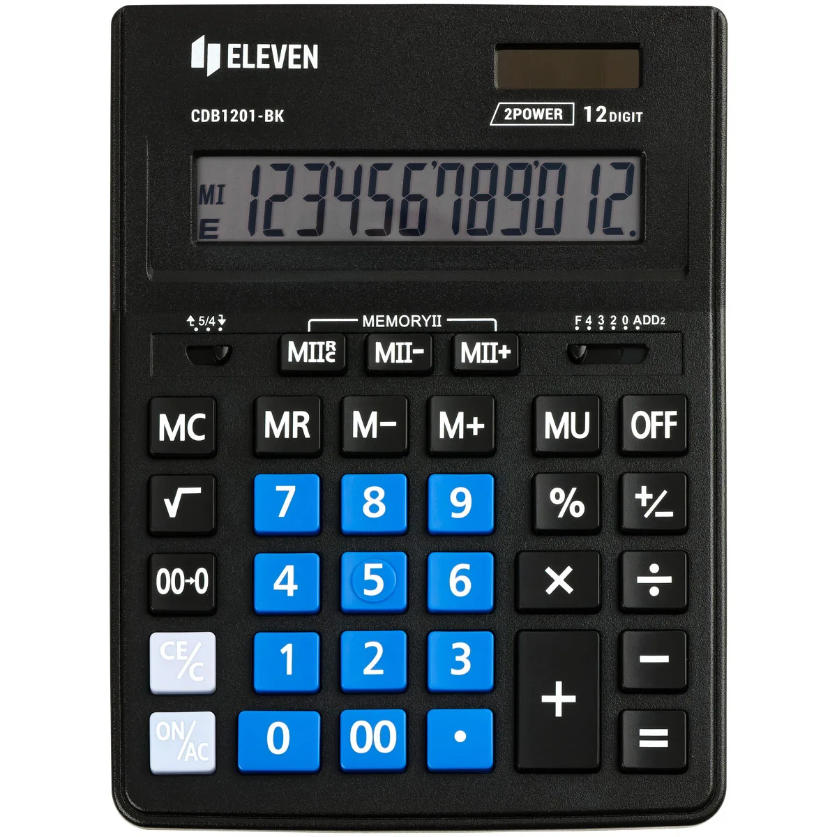 Калкулатор ELEVEN CDB 1201-BK/BL