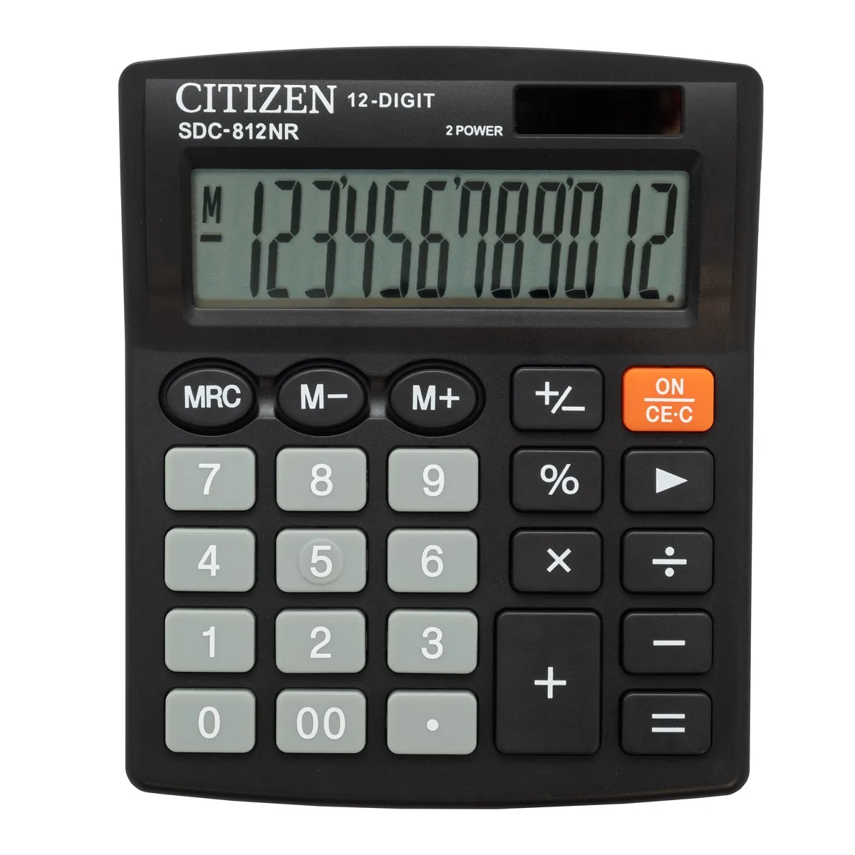 Калкулатор CITIZEN SDC-812N, черен