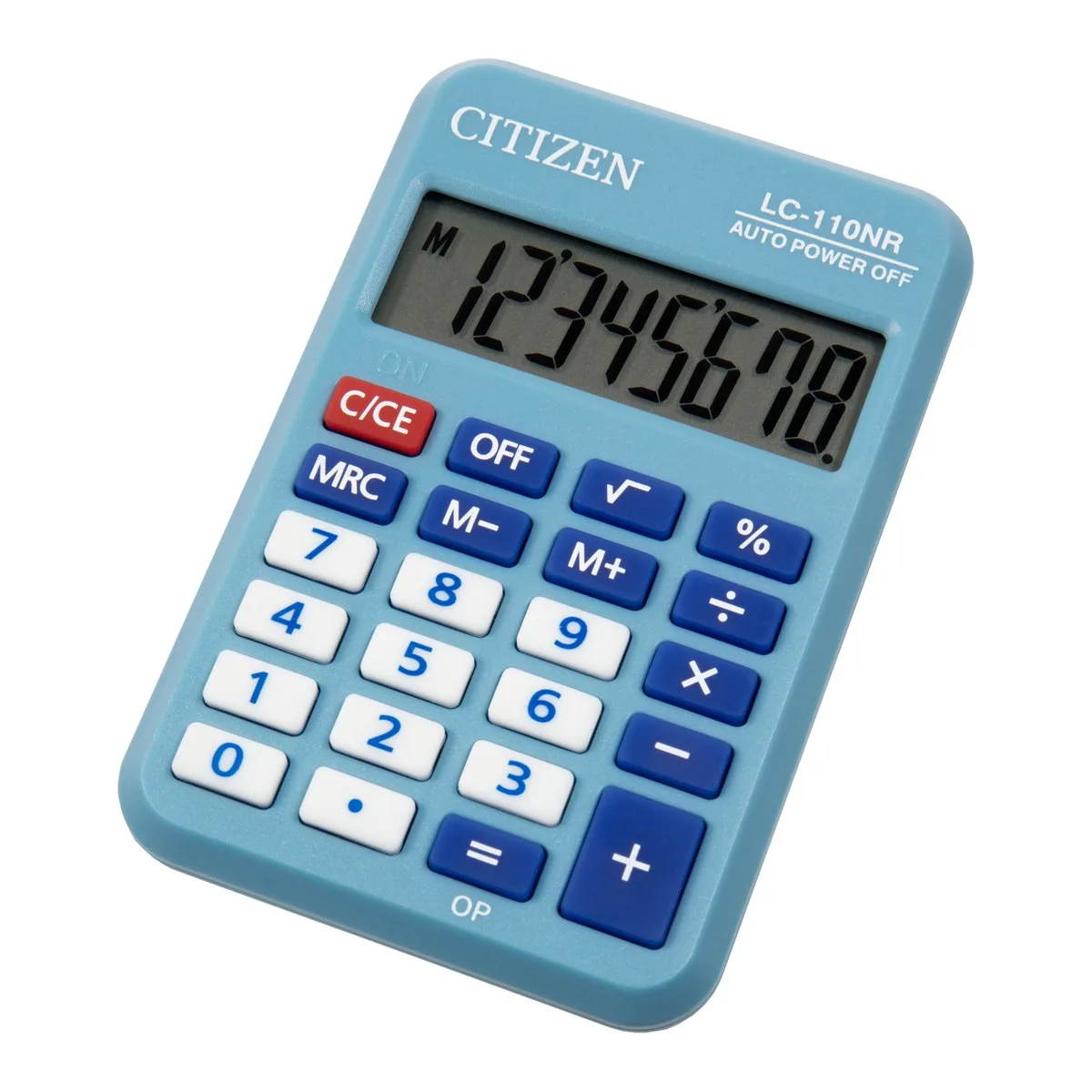 Калкулатор CITIZEN LC-110, син