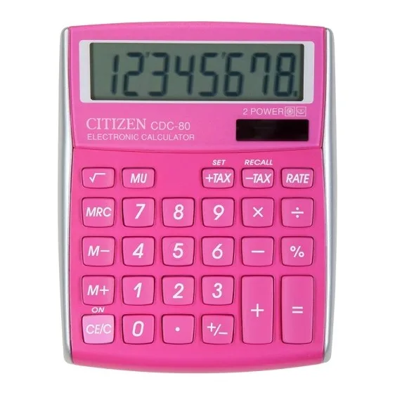 Калкулатор CITIZEN CDC-80, розов