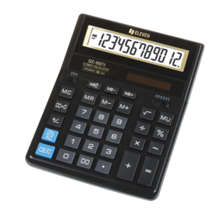 Калкулатор Eleven SDC 888XBK 12разр сив