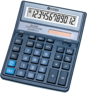 Калкулатор Eleven SDC 888XBL 12разр син